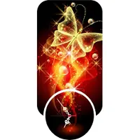 Opviq , YMS-HMA5169, Bunt, Wandklok, 68 x 32 cm, 100% MDF (dikte: 3 mm)