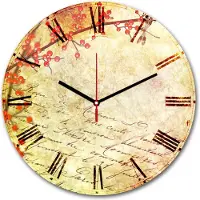 Opviq , modelnummer 3030MS-HMA6194, wandklok, diameter 30 cm, 100% MDF (dikte: 5 mm)