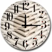 Opviq , model 5050MS-HMA6270, Bunt, wandklok, 50 cm, 100% MDF (dikte: 5 mm)