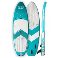 Jbay Zone T2 Trend 9´6´´ Inflatable Paddle Surf Set Blauw 289.6 cm / 89 cm
