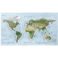 Awesome Maps Surftrip Green Edition Best Surf Beaches Of The World Green Edition Kaart