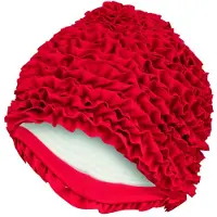 Fashy Frill Zwembadmuts Rood