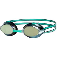 Zoggs Zwembril - - Racer Titanium - Groen Zwart - Black Mirror