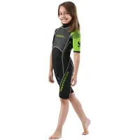 SCUBAPRO Rebel 2 Mm Junior Short Sleeve Shorty Zwart S Kinderen