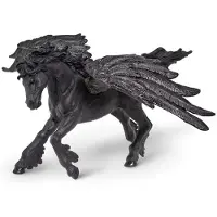 Safari speelfiguur Twilight Pegasus junior 20,5 cm zwart