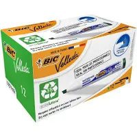BIC Vloeibare krijtstiften Bic Velleda 1751 Groen (12 Onderdelen)