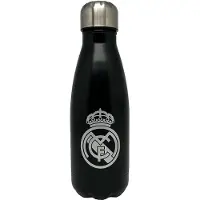 Real Madrid roestvrijstalen drinkfles, 550 ml, zwart