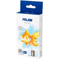 Milan Waterverf Metalen Doos Halve Pan 12 Eenheden