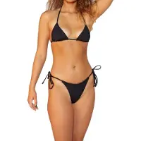Hurley Itsy Biitsy Tri Bikini Top Zwart XS Vrouw