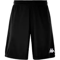 Kappa Borgo Short Heren - Zwart | Maat: 2XL