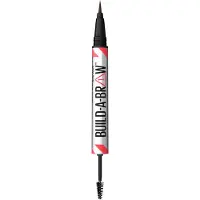 Maybelline Build-A-Brow 2 Easy Steps Eye Brow Pencil and Gel (Various Shades) - Deep Brown