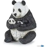 Papo Zittende panda met haar baby - - 50196