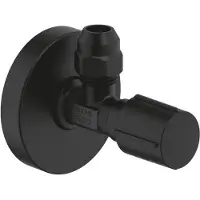 GROHE Ventiel, Hoekventiel ATLANTA 1/2Z fantoom zwart