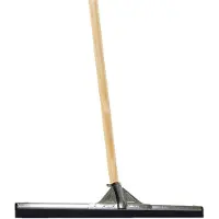 Betra Vloertrekker/douchetrekker voor water metaal/rubber 55 cm met houten steel 150 cm - Vloerwissers