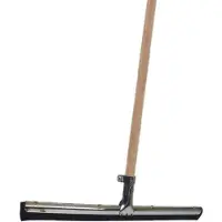 Betra Vloertrekker/douchetrekker voor water metaal/rubber 35 cm met houten steel 130 cm - Vloerwissers