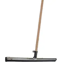 Betra Vloertrekker/douchetrekker voor water metaal/rubber 60 cm met houten steel 130 cm - Vloerwissers