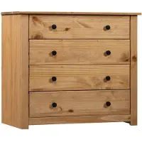 vidaXL Bijzetkast Panama Range 80x40x73 cm grenenhout