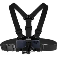 Macleans - Borstband voor Mobiele Telefoon/Camera / Houder - universeel - Zwart