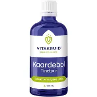 Vitakruid Kaardebol wortel tinctuur extractie volgens HAB 100