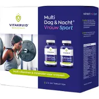 Vitakruid Multi dag & nacht vrouw sport 2 x 90 180 tabletten