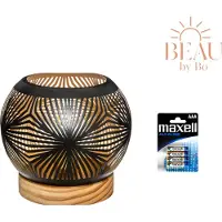 Atmosphera BEAU by Bo Tafellamp kandelaar + 4xAAA Alkaline batterijen