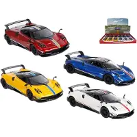 KINSMART Pagani Huayra BC Metaal 13cm 1:38 pull back motor verkoop per stuk