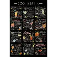Grupo Erik Poster Cocktails 61x91,5cm