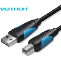 Vention Usb Naar Usb B Kabel Voor Printer Scanner Laptop 1 Meter Zwart