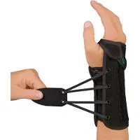 Seniorshop Wrist Lacer 2.0 Polsorthese zonder duim 20,5 cm-Links-XL