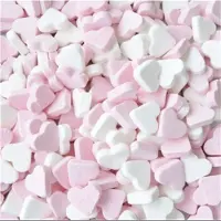 Fortuin Vruchtenhartjes Roze-Wit - 1 kilo