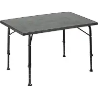 Brunner Recreo 100 - Campingtafel 100 x 68 x 50/70 cm - Sevelit blad - Verstelbare poten - Aluminium frame