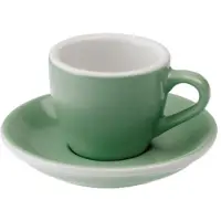 Loveramics Espresso kopje met schoteltje Egg Mint, 80 ml
