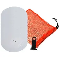 Precision veldmarkering rond 21 cm rubber wit 10 stuks