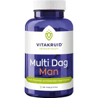 Vitakruid Multi Dag Man 100% Vegan Tabletten