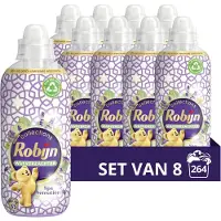 Robijn 8x Robijn Intense Wasverzachter Spa Sensation 33 Wasbeurten 825 Ml