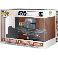Funko POP! Pop Ride: The Mandalorian in N-1 Starfighter - Pop #670