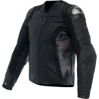 Dainese Avro Leren 5 Jas Zwart Antraciet Maat 56