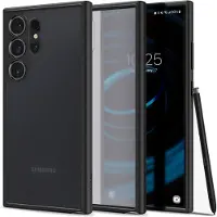 Spigen Ultra Hybrid Backcover voor de Samsung Galaxy S24 Ultra - Frost Black