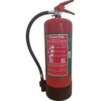 Flameline Schuimblusser 9 liter - vet brandblusser fluorvrij schuim - brandklasse ABF - Incl. wandbeugel en keuringssticker