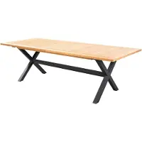 Yoi Tuintafel Wakai Dark Grey Teak 236 x 100 cm