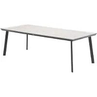 Garden Impressions Vigo tafel 230x100 cm carbon black -light teak vironwood