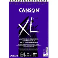 Canson Tekenblok canson xl fluid mixed media a4 30v 250gr