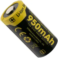 Nitecore NL169 Oplaadbare 16340 Li-Ion batterij 950mAh