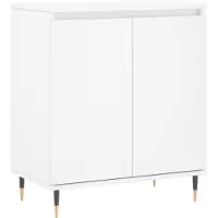 vidaXL Dressoir 60x35x70 cm bewerkt hout wit