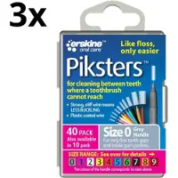 Piksters 0 Grijs 0.35mm - 3 x 40 stuks - Voordeelverpakking