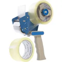 Raadhuis tape dispenser - met 2 rollen PP tape - 48mm x 66m