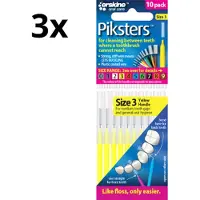 Piksters 3 Geel 0.60mm - 3 x 10 stuks - Voordeelverpakking
