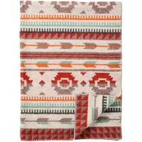 Klippan Yllefabrik Arrow Plaid 130x180 Cm - Plaids & dekens Lamswol Multi - 227201
