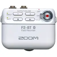 Zoom F2-BT Field Recorder met Bluetooth en Lavalier Mic wit