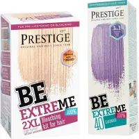 Prestige Semi-Permanente Paarse Haarverf Set – Bleach Kit Blondeerpoeder + Lavender Haarverf Paars – Voordeelverpakking 2 x 100ml